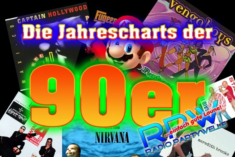 Die Jahrescharts der 90er